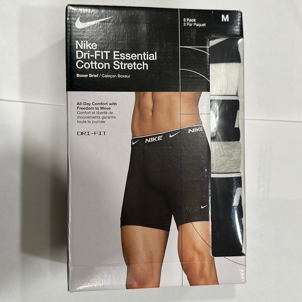 Nike Dri-Fit Essential cotton stretch size M